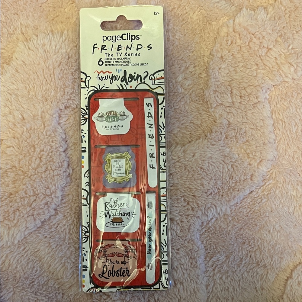 Friends TV Series page holder/bookmark - Red